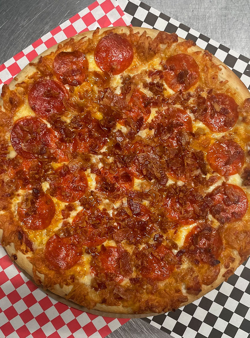 Pepperoni & Bacon Pizza